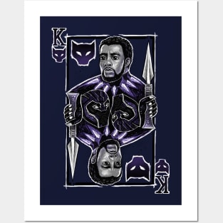 T'Challa King Card Posters and Art